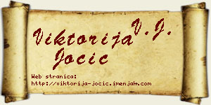 Viktorija Jocić vizit kartica